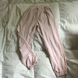Brandy Melville joggers pale pink